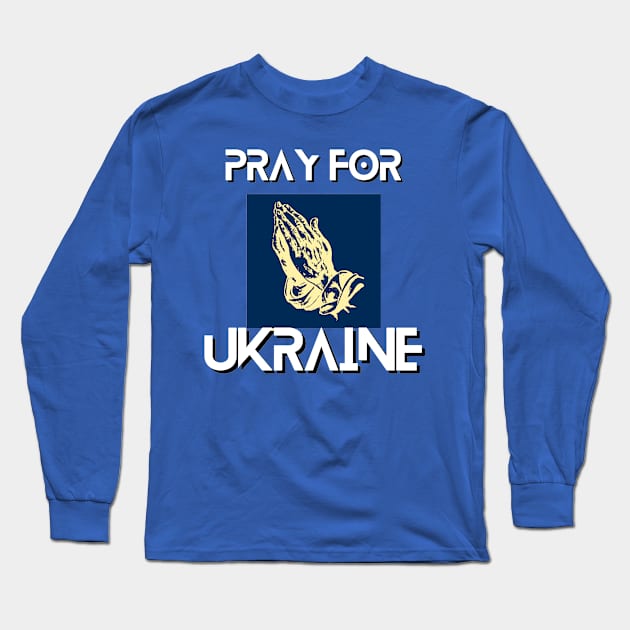 I STAND WITH UKRAINE Long Sleeve T-Shirt by Jadotdot Designs